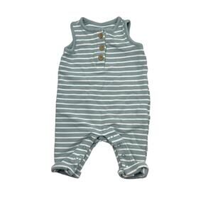 Little Planet Organics Blue Striped Romper